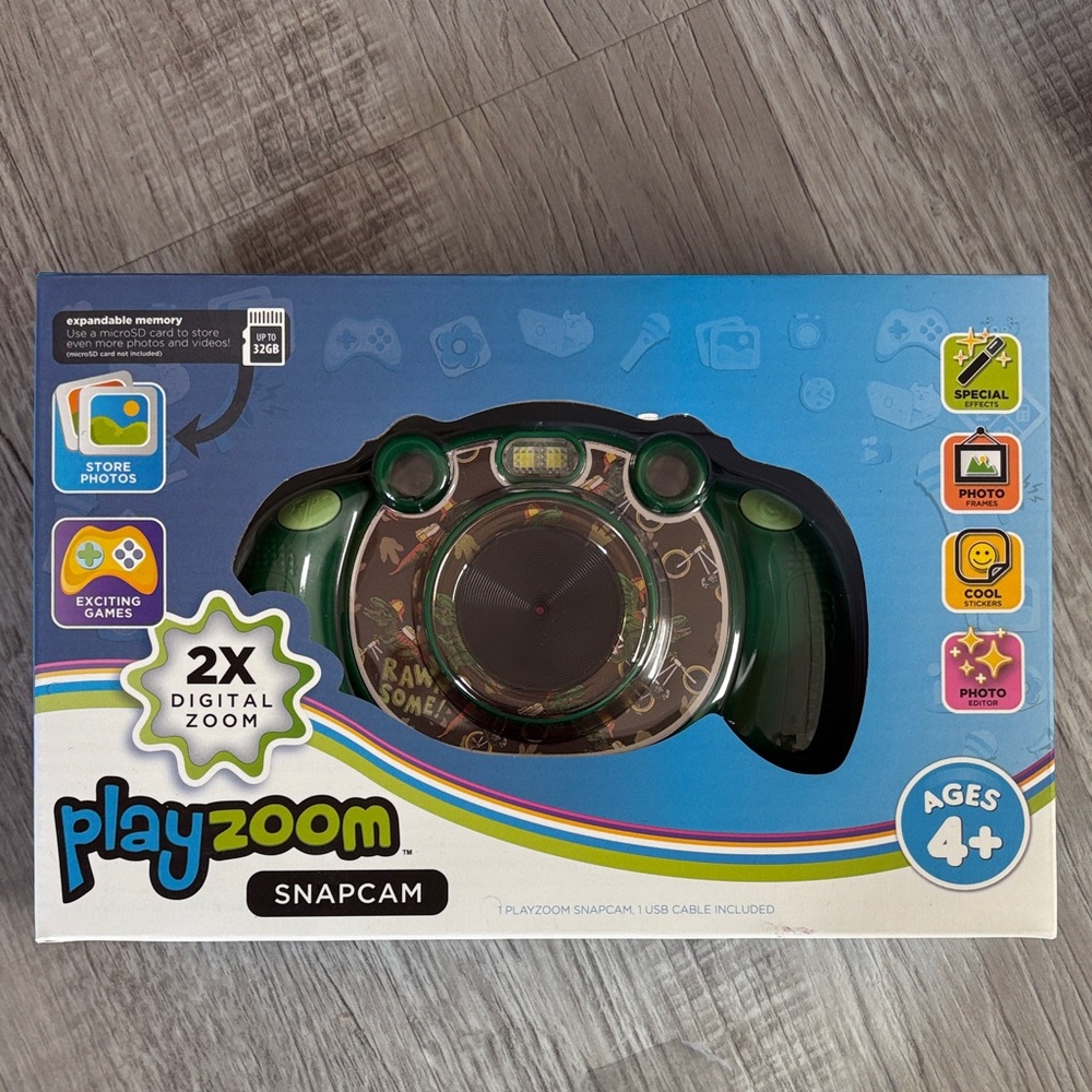 SnapCam Green Digital Camera for Kids